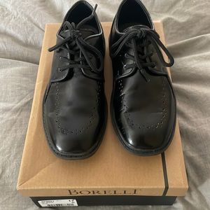 Boys black dress shoes